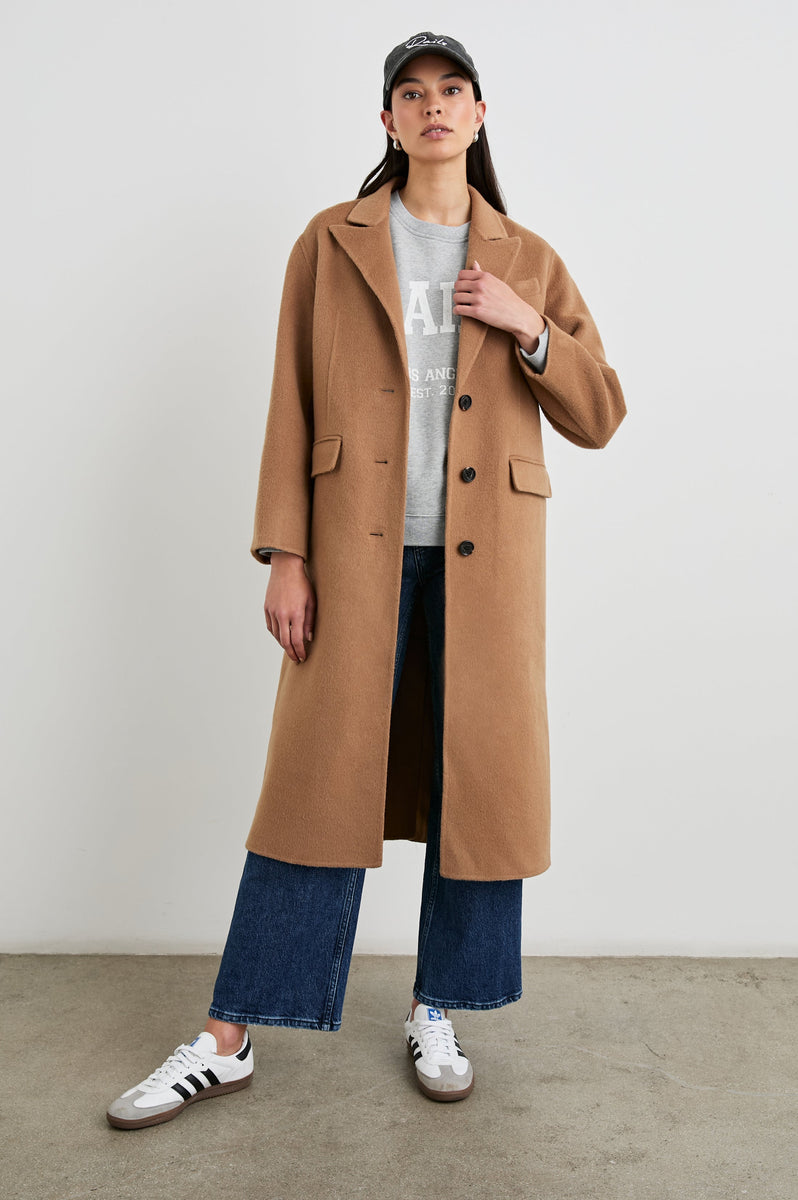 GALLERY COAT - CAMEL – Rails UK