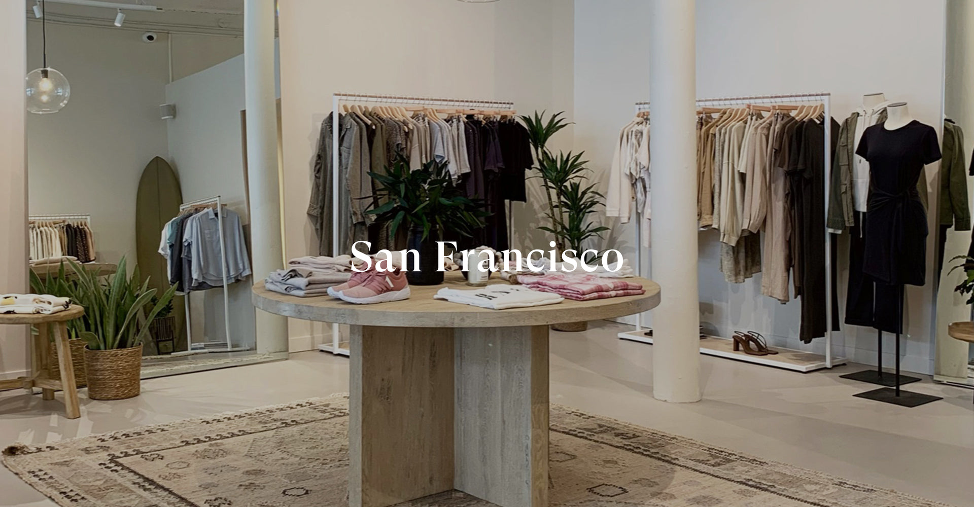 Inside of San Francisco store
