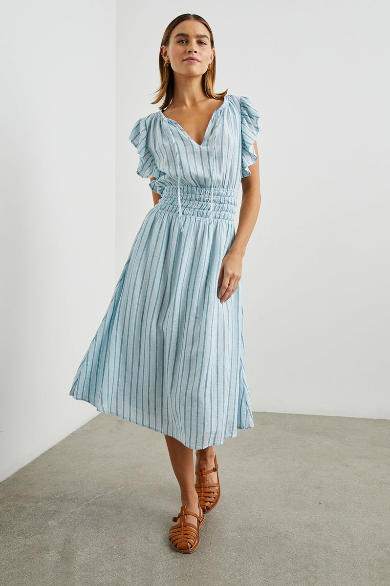 IONA DRESS - CAMBRIA STRIPE – Rails UK