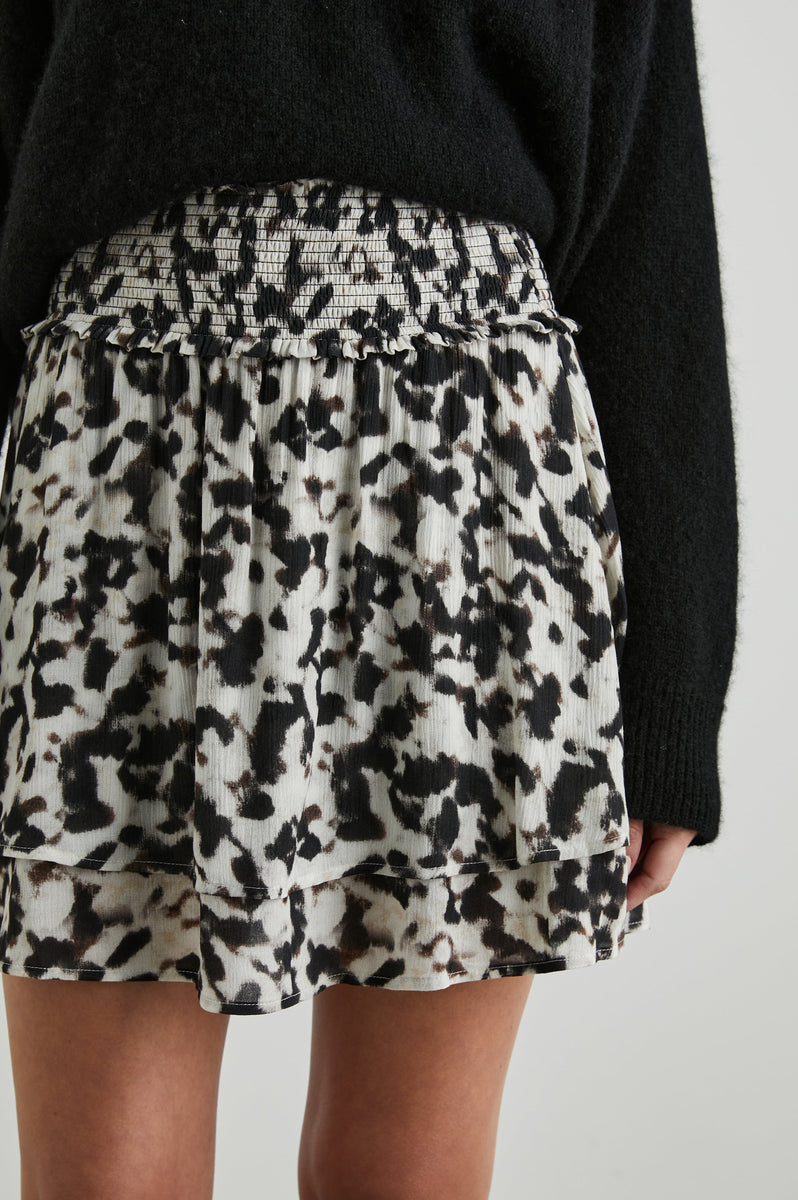 Cheetah discount frill skirt