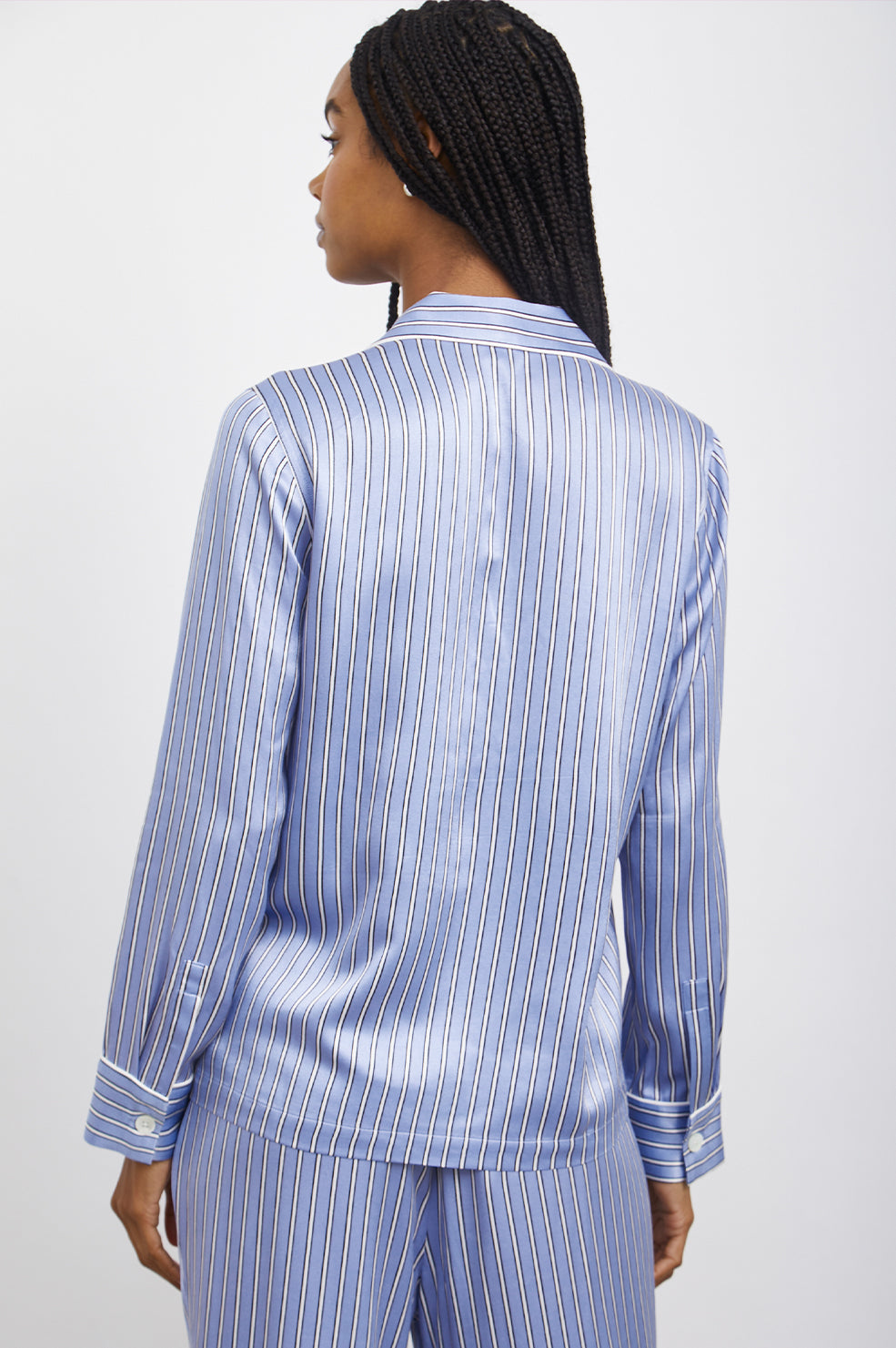 ALBA MOONLIGHT STRIPE PAJAMA-BACK DETAIL