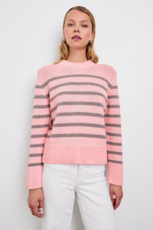 ALISE-PINK-HEATHER-STRIPE-FRONT