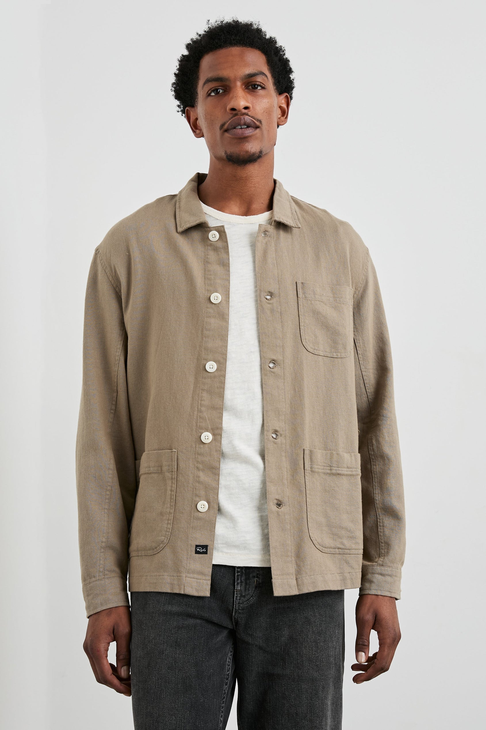 AMBROSE JACKET - BARLEY - FRONT BODY
