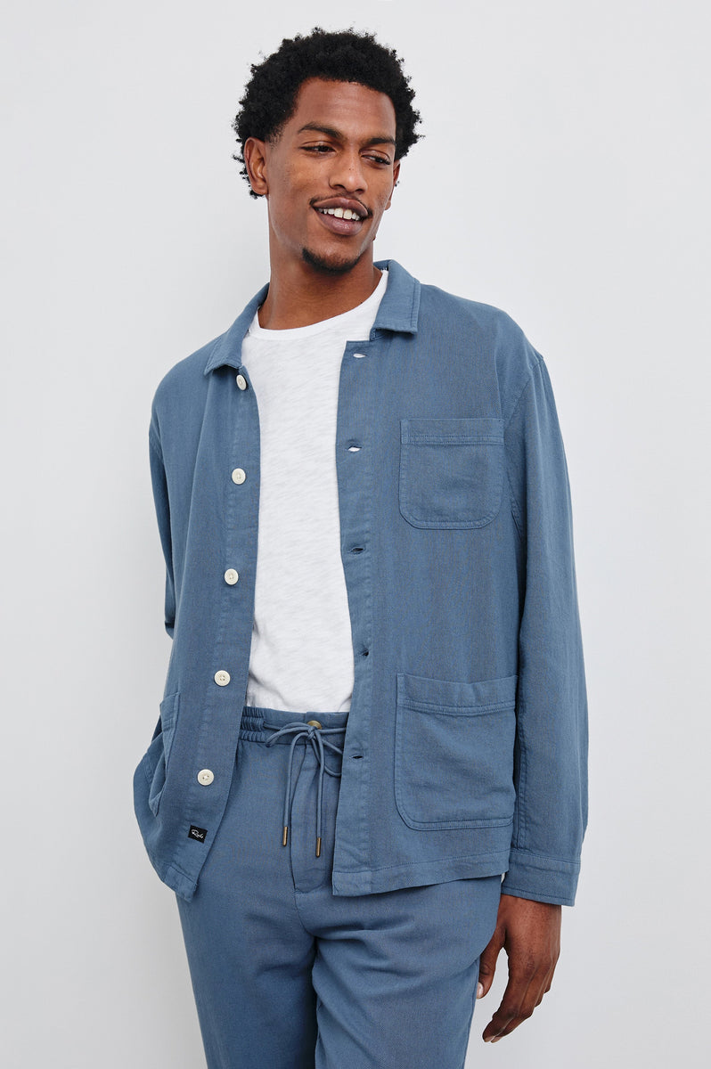 Blue. Shop Rails AMBROSE JACKET - WASHED BLUE – Rails UK