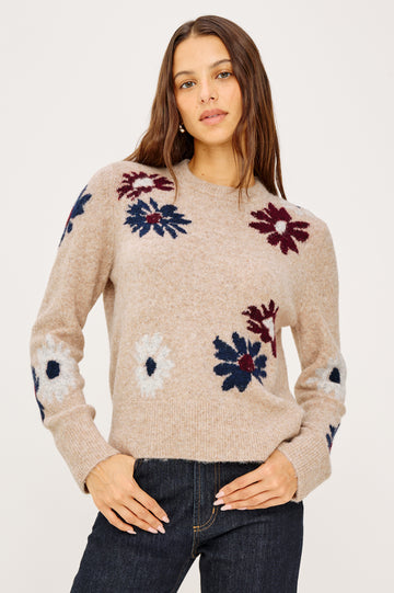 ANISE SWEATER - OAT DAISIES