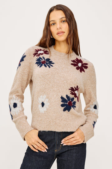 ANISE SWEATER - OAT DAISIES