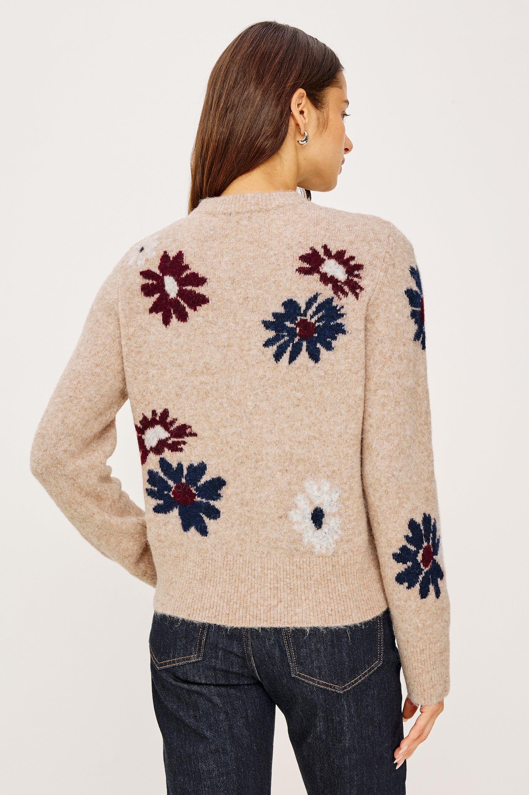 ANISE SWEATER - OAT DAISIES