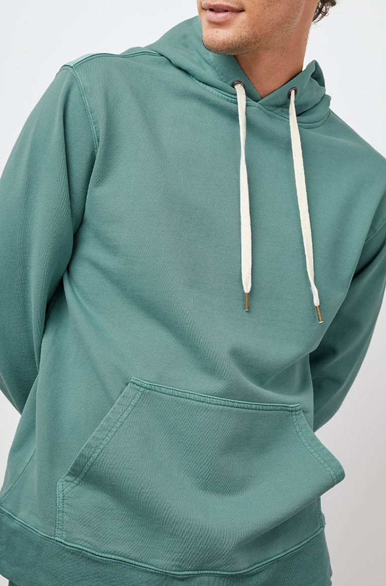 Apollo Algae Pullover with Drawstring- front