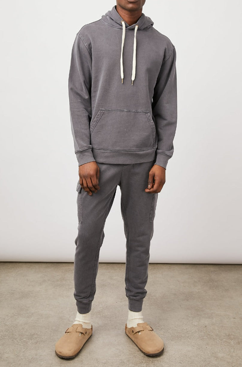 APOLLO CHARCOAL FROST HOODIE- FULL FRONT BODY