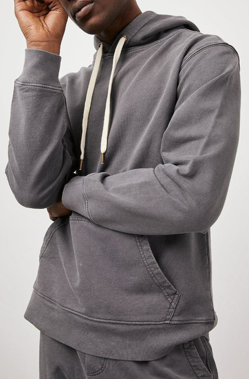 APOLLO CHARCOAL FROST HOODIE- MODELED 2