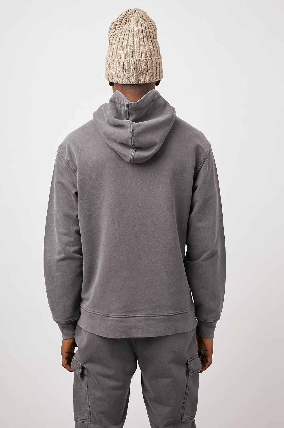 APOLLO CHARCOAL FROST HOODIE- BACK