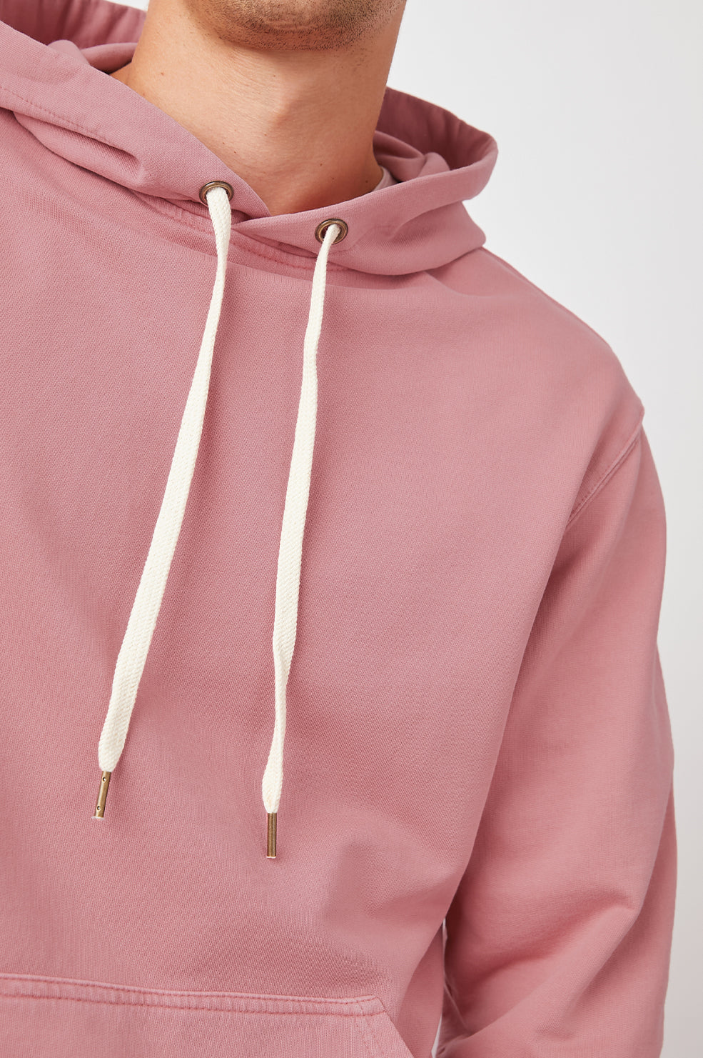 Apollo Coral Pullover with Drawstring -drawstring detail