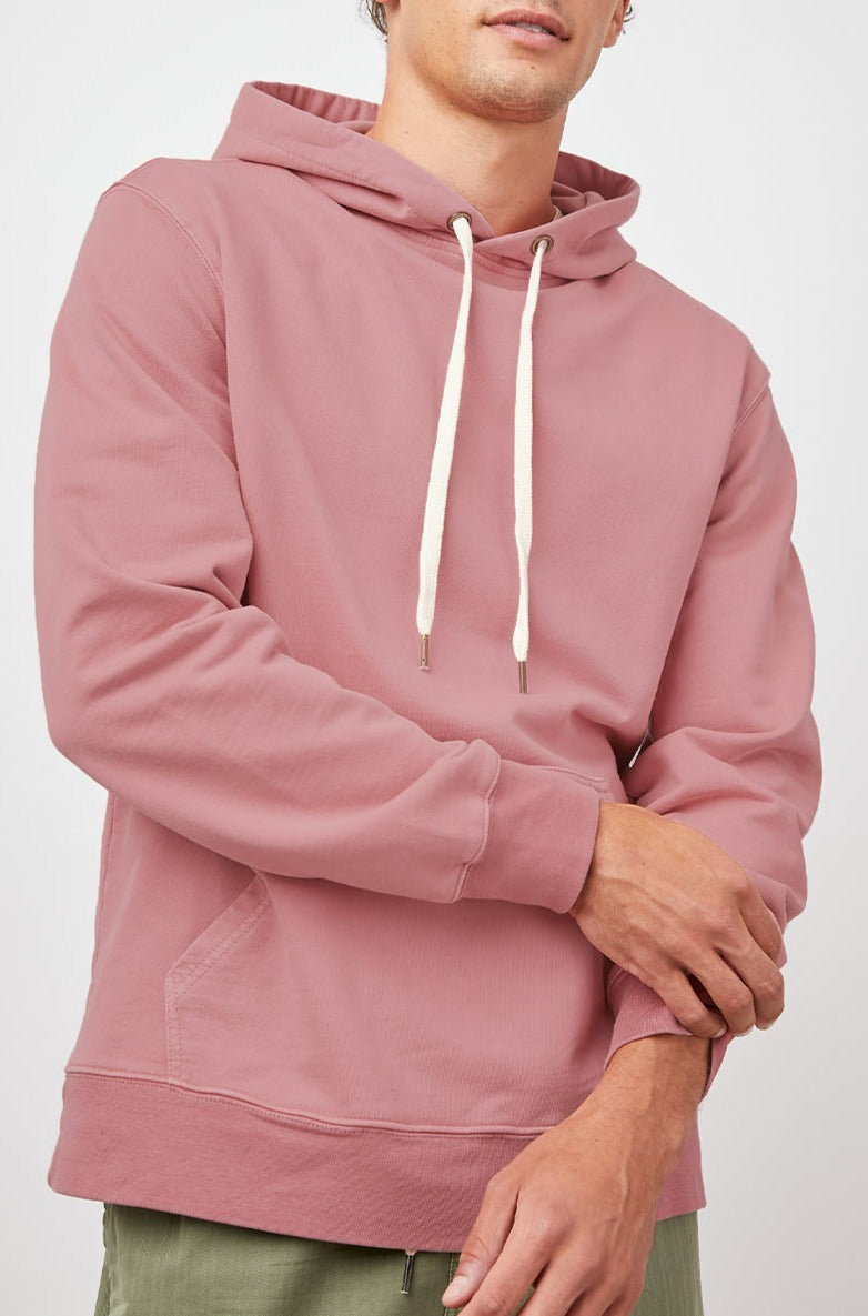Apollo Coral Pullover with Drawstring -front arm crossed