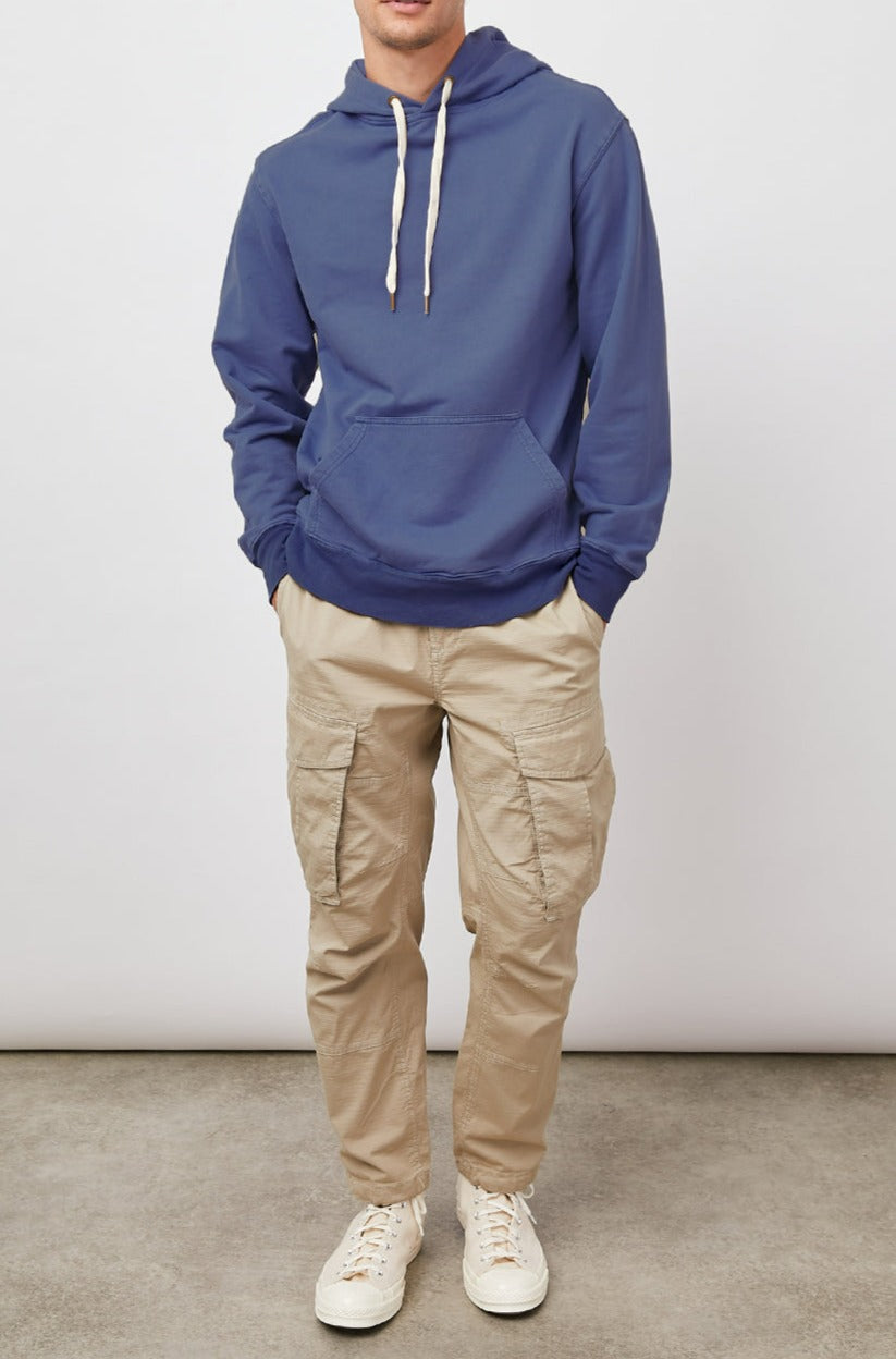 APOLLO MARITIME PULLOVER WITH DRAWSTRING- full front body in motion