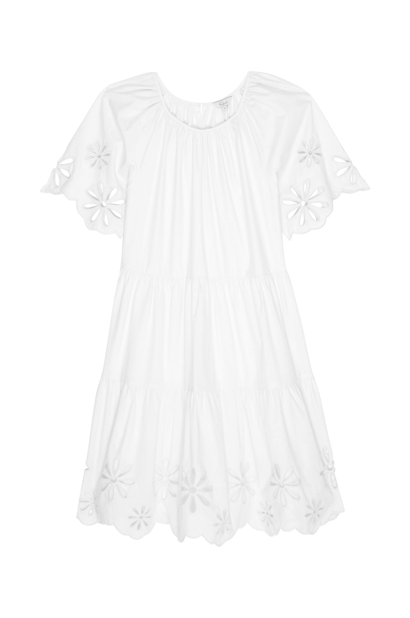 ARIELLE DRESS - WHITE EYELET