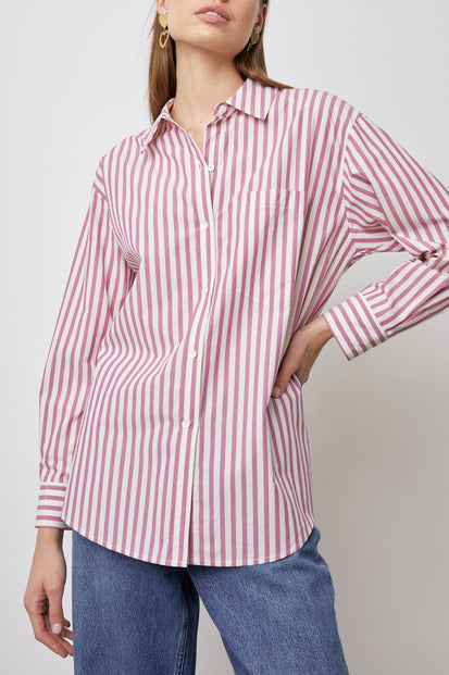 ARLO SHIRT - CALI STRIPE - UNTUCKED FRONT