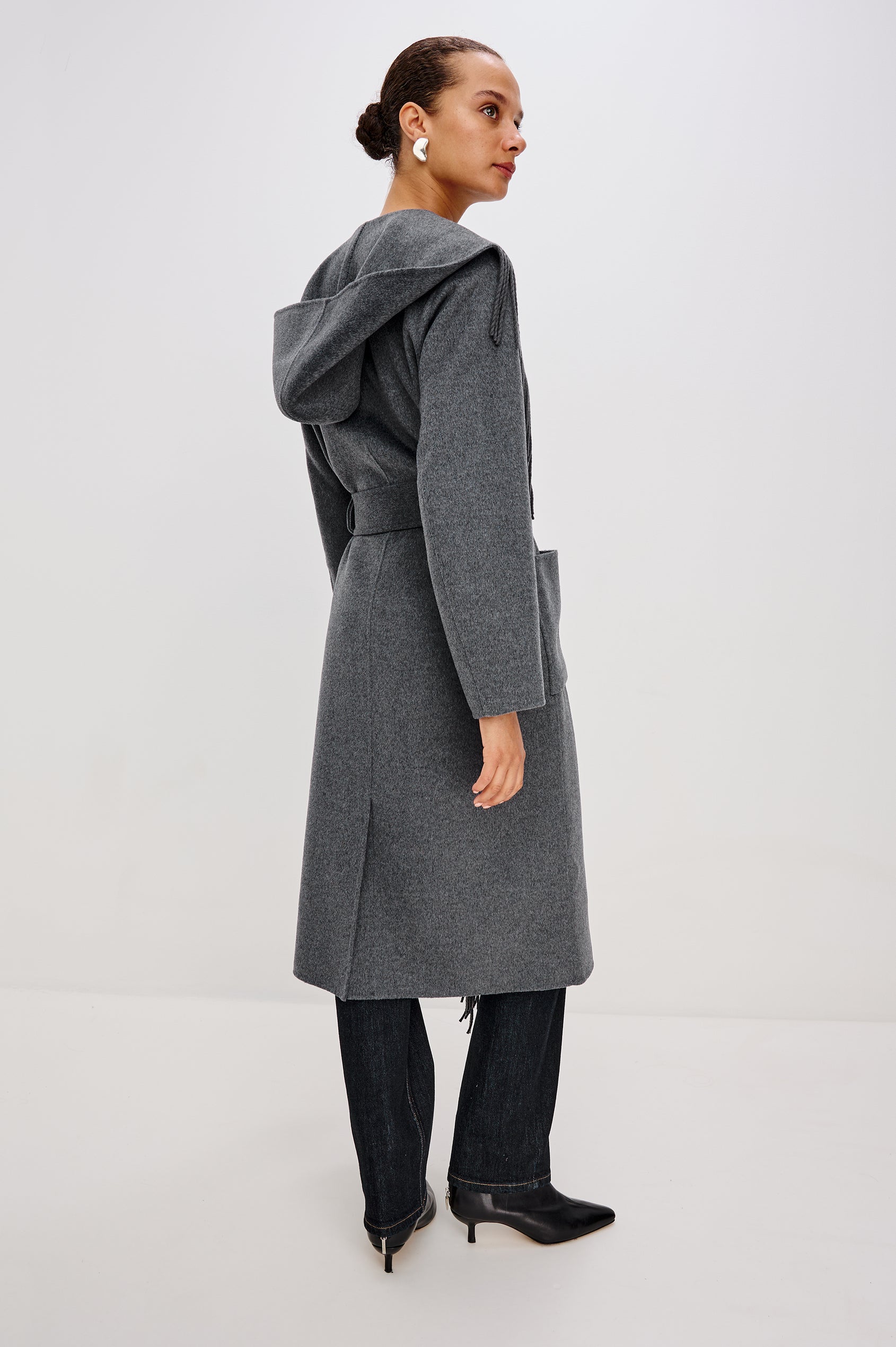 ARLON COAT - HEATHER CHARCOAL
