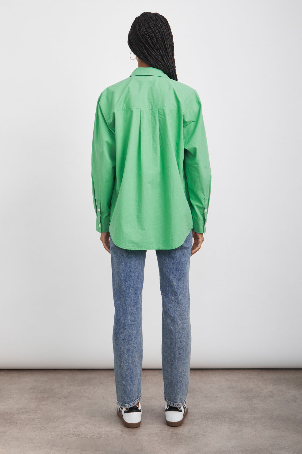 ARLO KELLY GREEN SHIRT-FULL BACK BODY