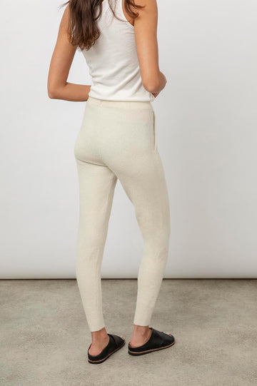 Ash Off White Drawstring Pant- back