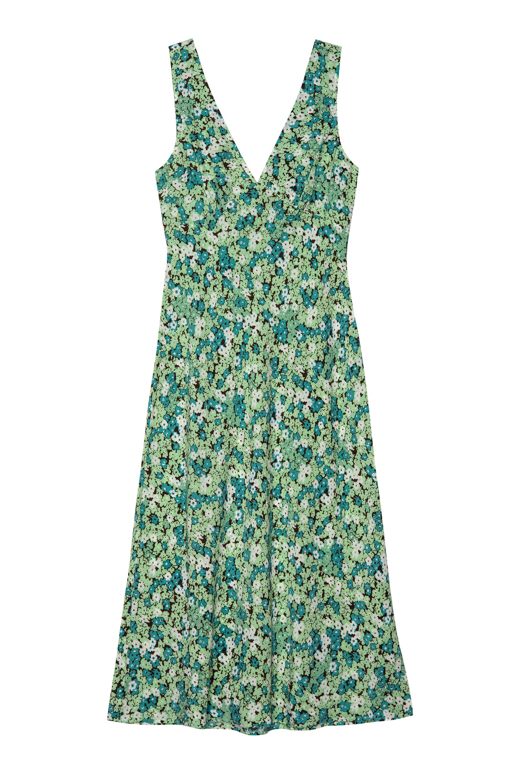 AUDRINA DRESS - EMERALD BLOOM