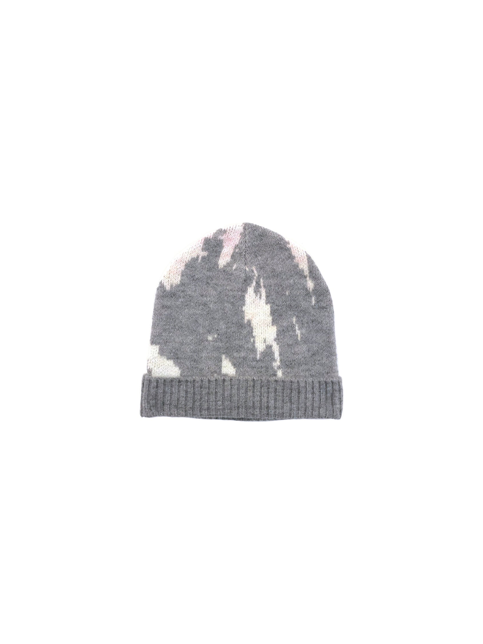 AUTUMN KNIT HAT - GREY TIE DYE