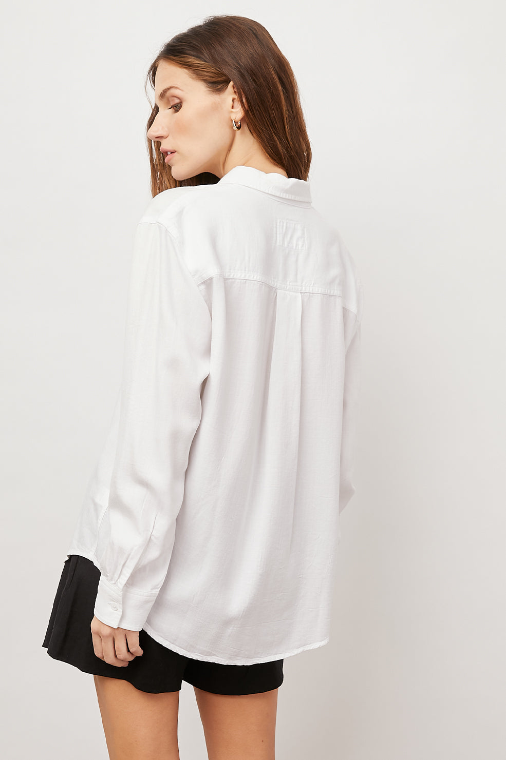 BARRETT TRUE WHITE LONG SLEEVE BUTTON DOWN-BACK