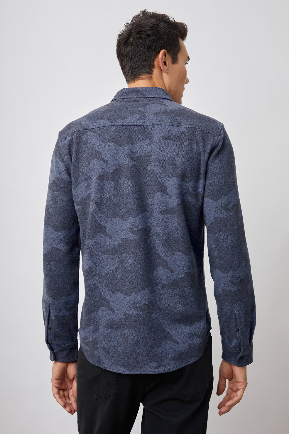 BERKELEY SHIRT - INDIGO CAMO