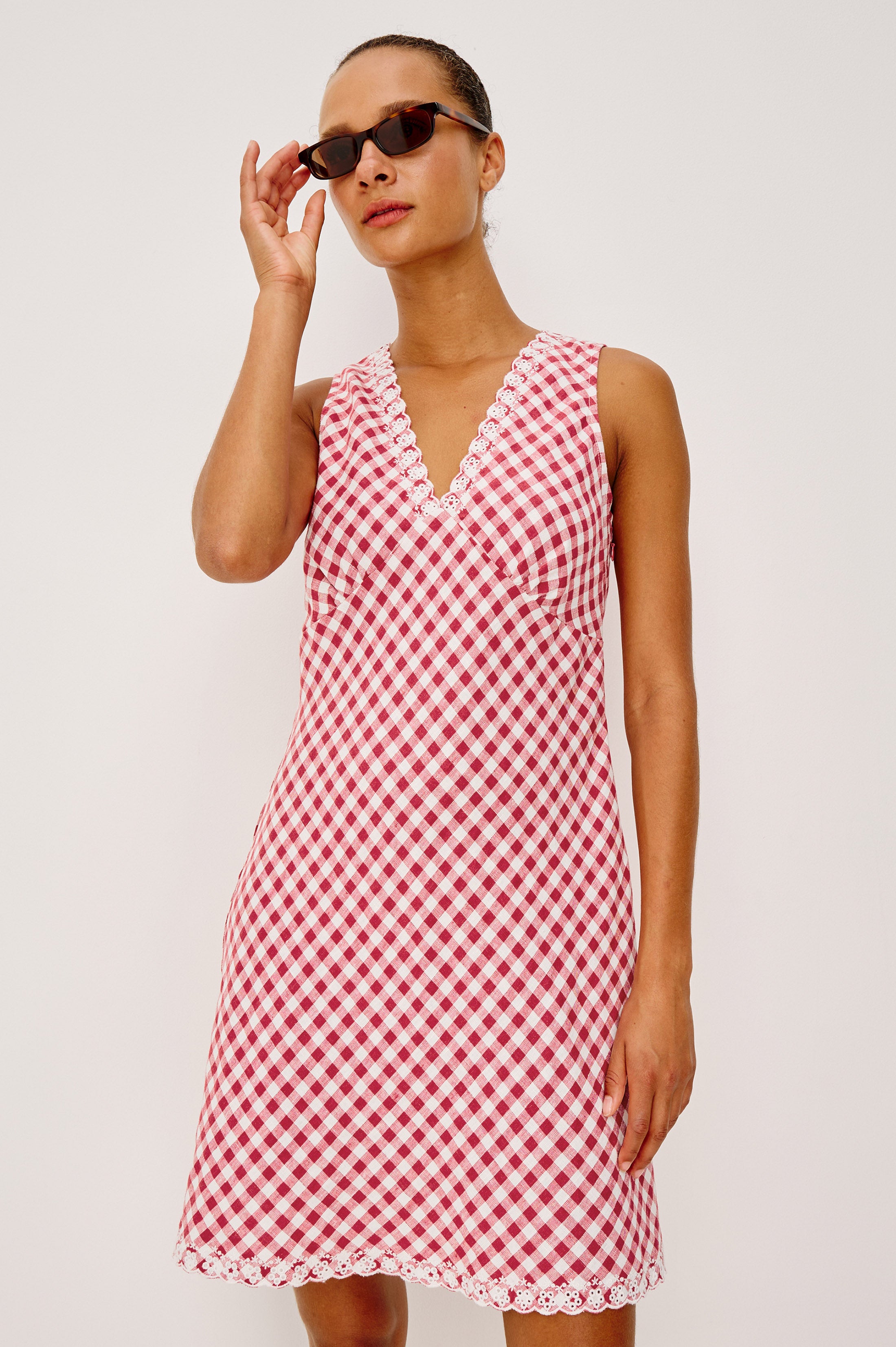 BEX DRESS - PICNIC CHECK – Rails UK