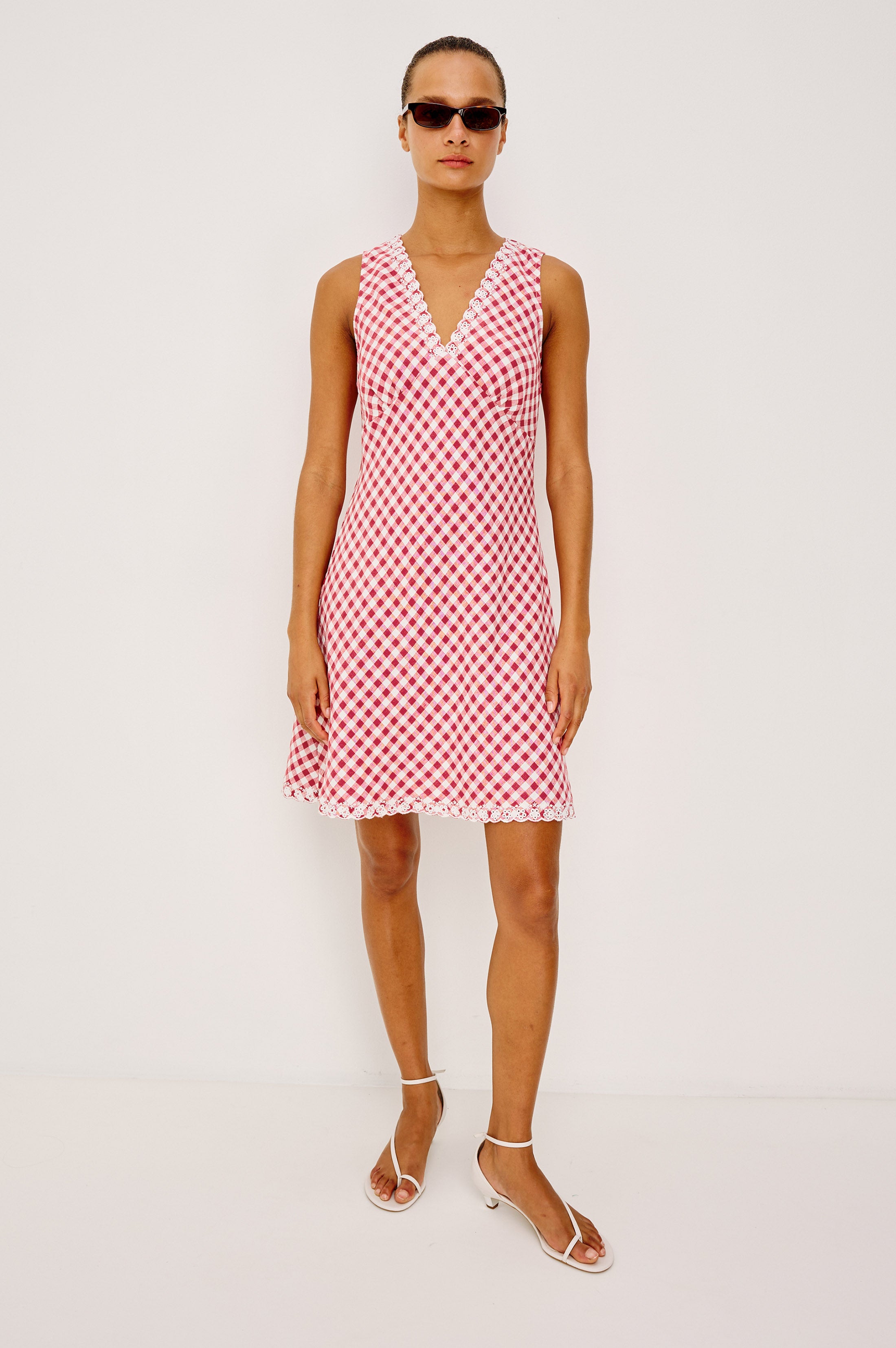 BEX DRESS - PICNIC CHECK – Rails UK