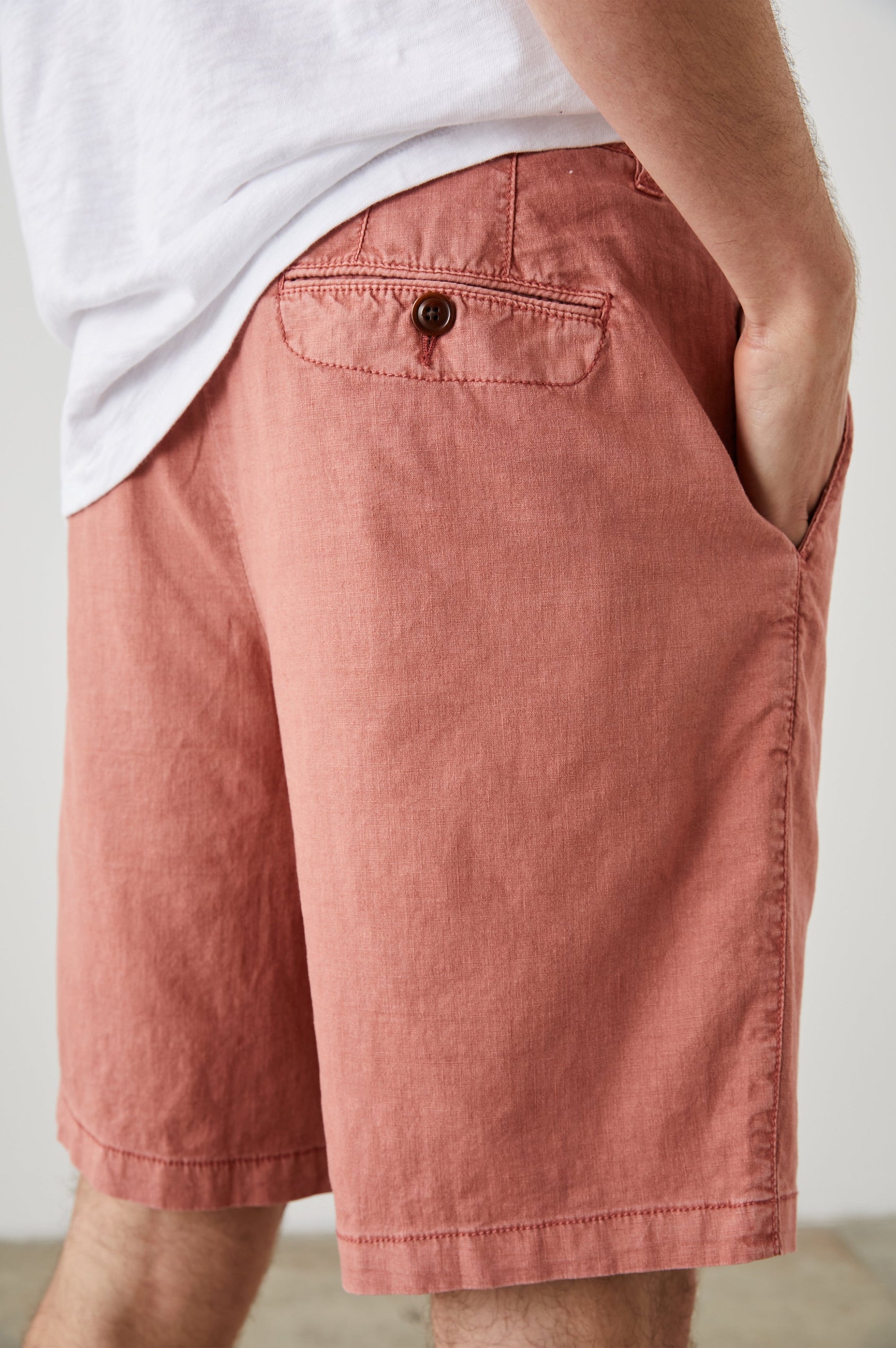 BODEN NANTUCKET RED SHORT - BACK DETAIL
