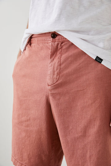 BODEN NANTUCKET RED SHORT - DETAIL