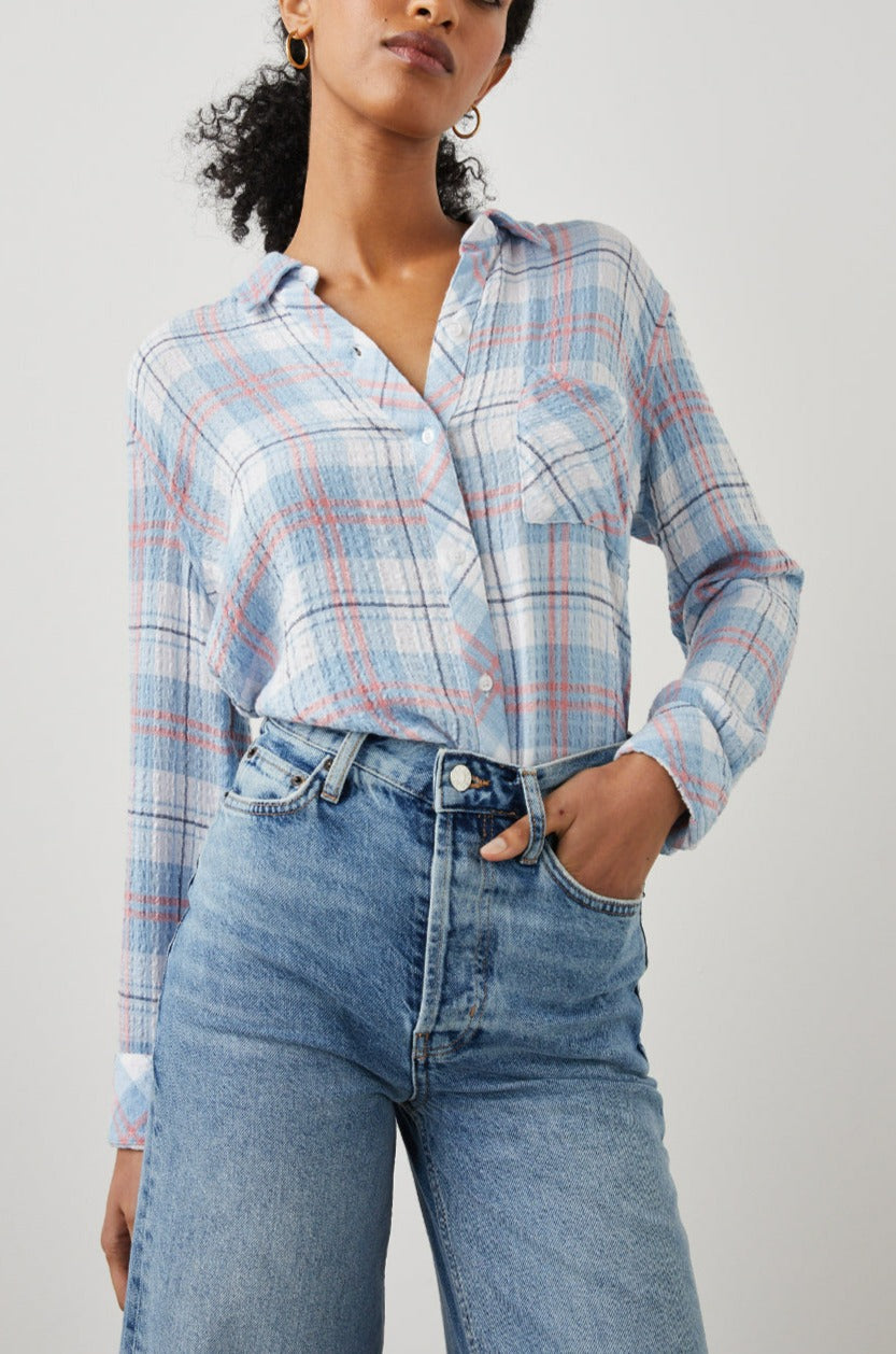 BRADY SHIRT IVORY CLOUD - FRONT TUCKED IN