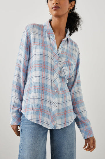 BRADY SHIRT IVORY CLOUD - FRONT UNTUCKED