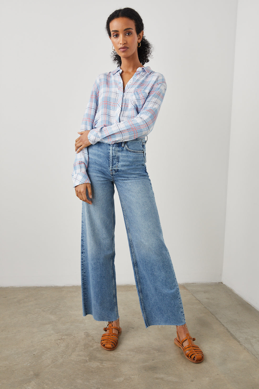 BRADY SHIRT IVORY CLOUD - FULL FRONT BODY