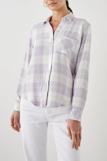 BRADY SHIRT LILAC CITRUS - FRONT