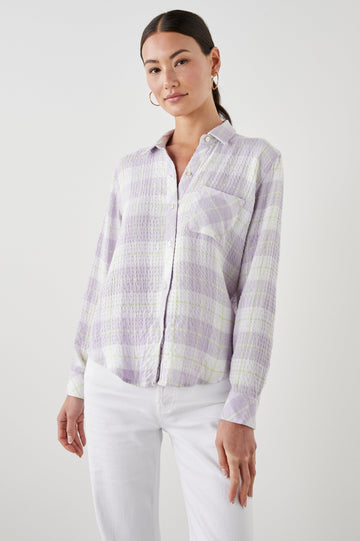 BRADY SHIRT LILAC CITRUS - FRONT