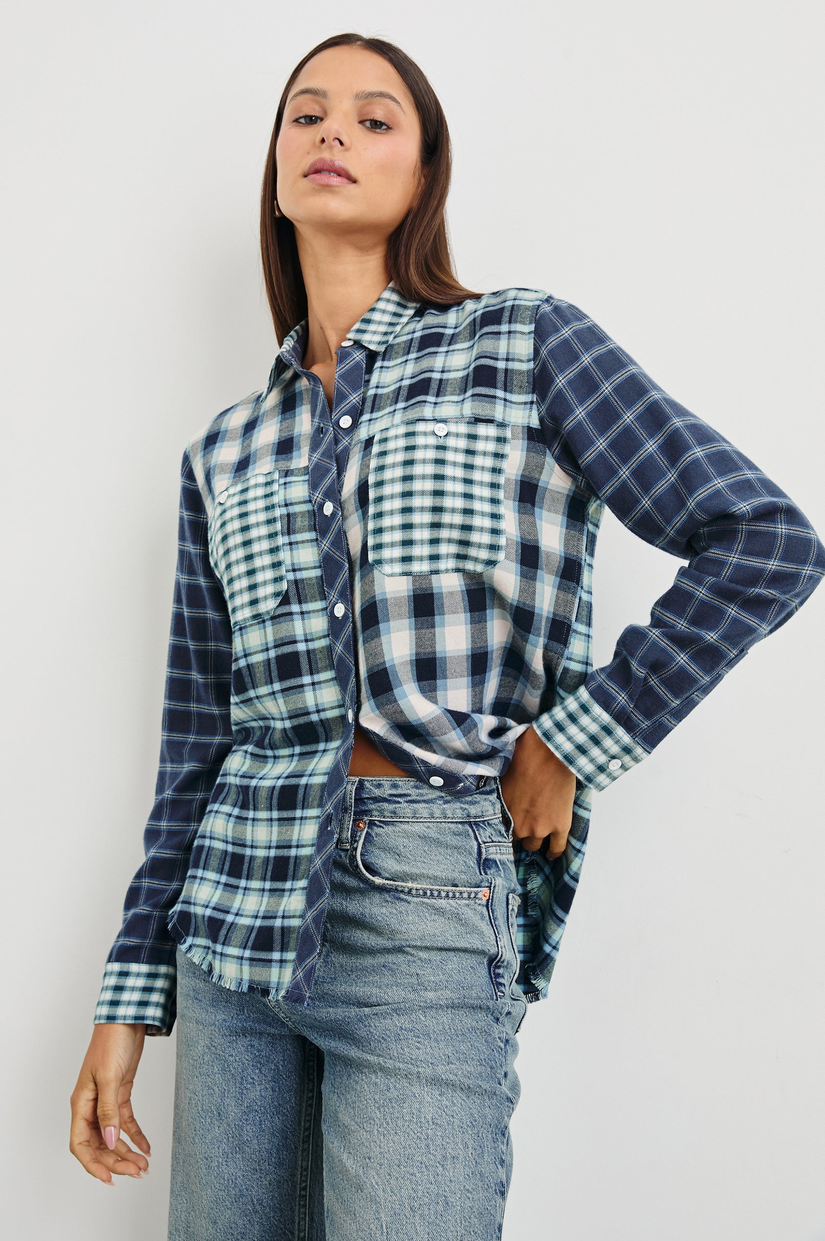 BRANDO-SKY-NAVY-MIXED-PLAID-SIDE ANGLE