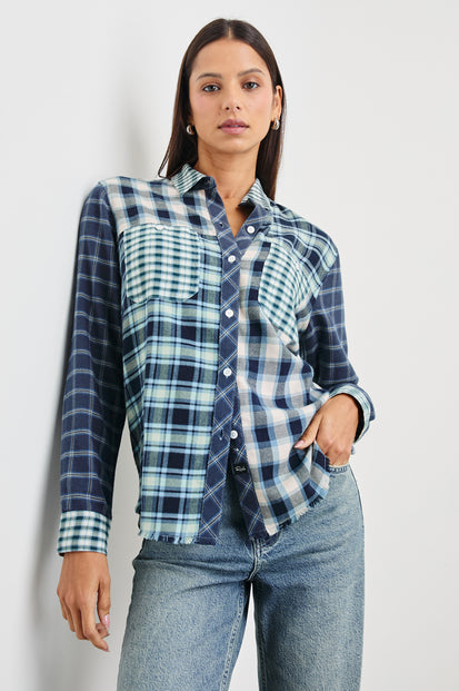 BRANDO-SKY-NAVY-MIXED-PLAID-FRONT