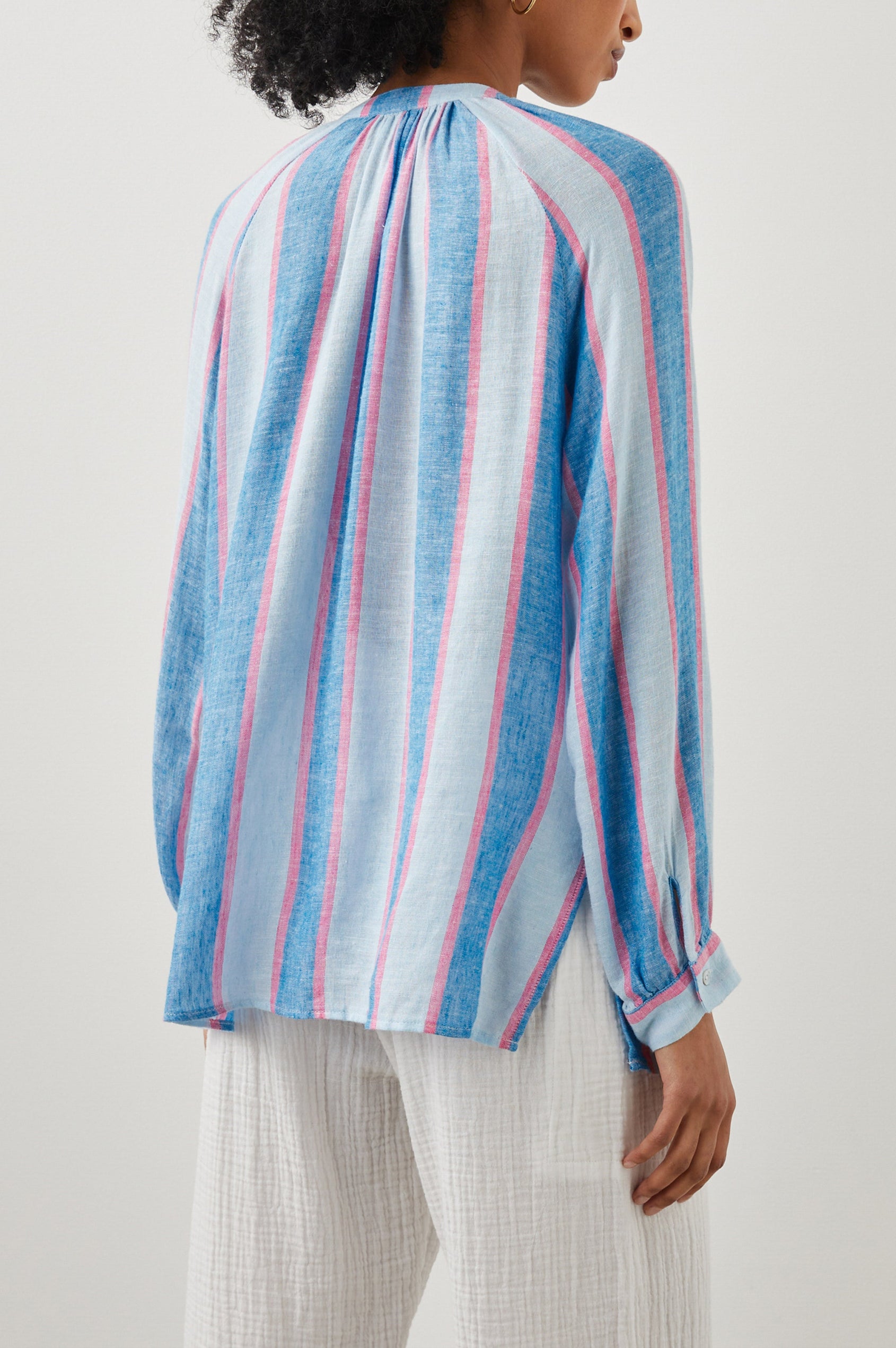 BRIELLE TOP - KONA STRIPE - BACK BODY