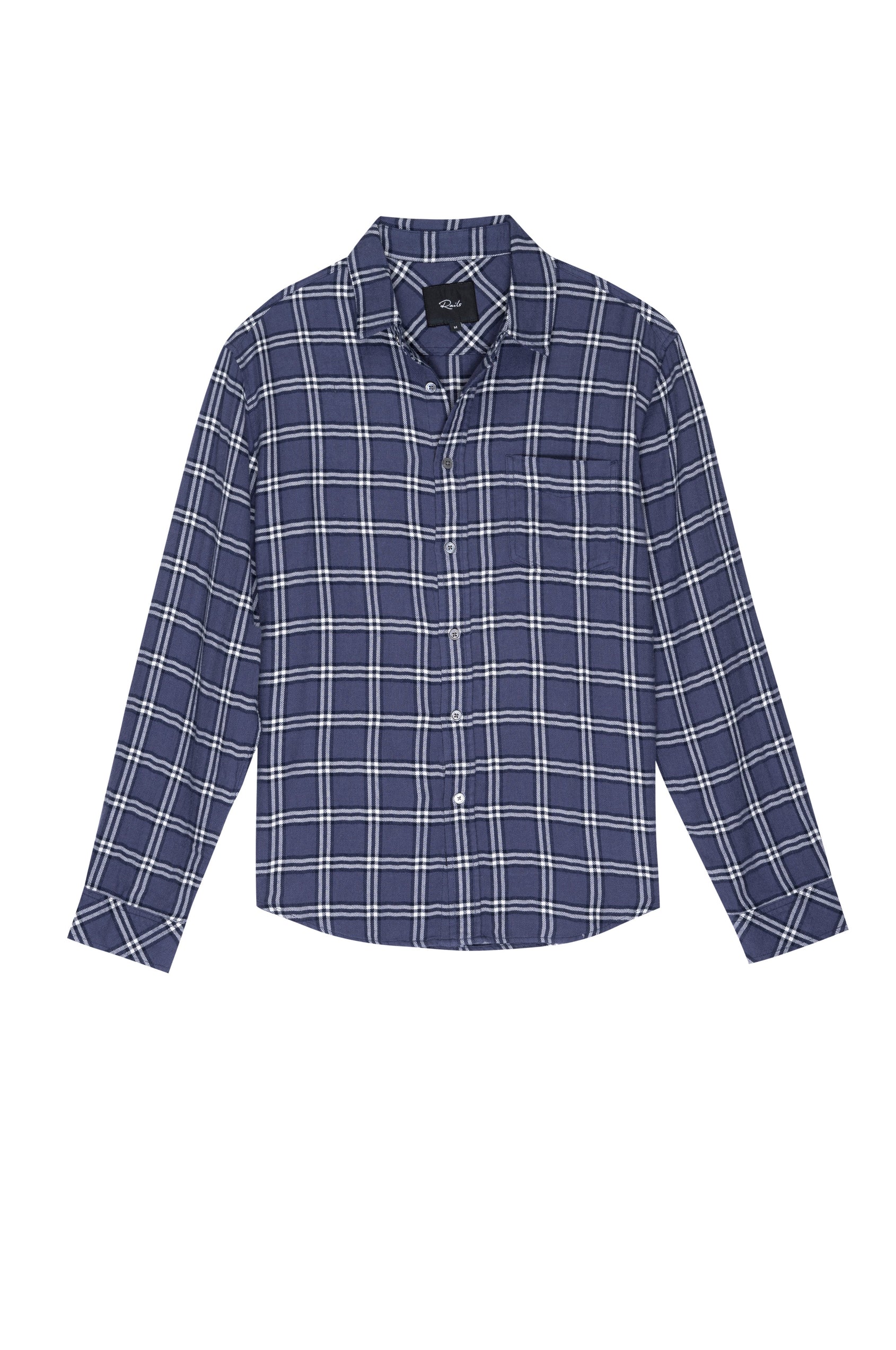Lennox Blue Smoke Alloy Shirt- flat