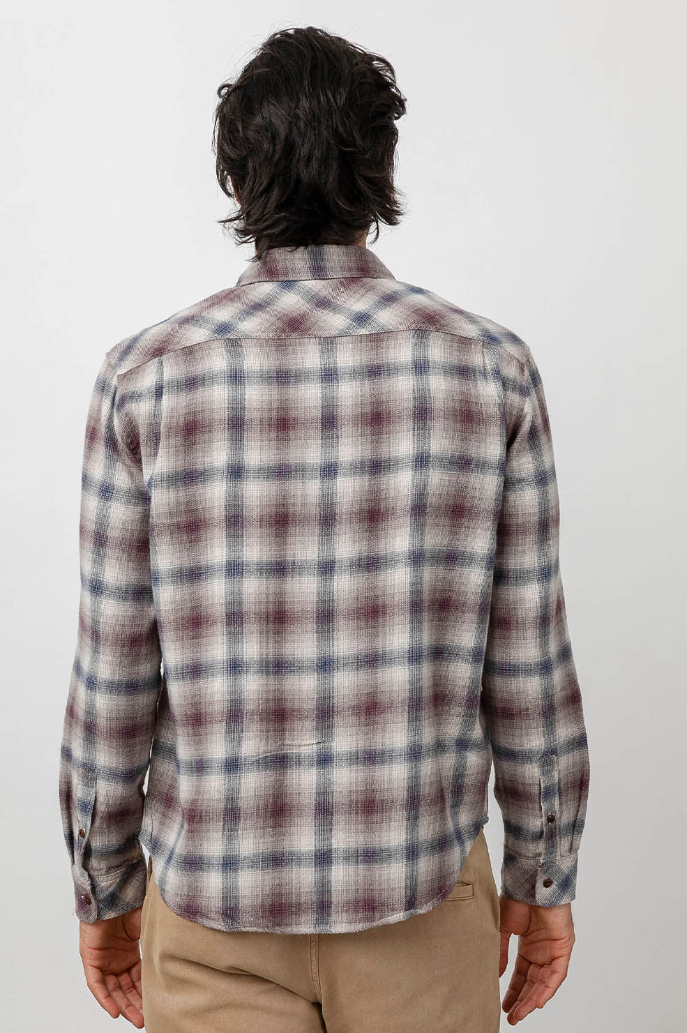 Brushed Lennox Shadow Vermillion-back