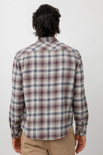 Brushed Lennox Shadow Vermillion-back