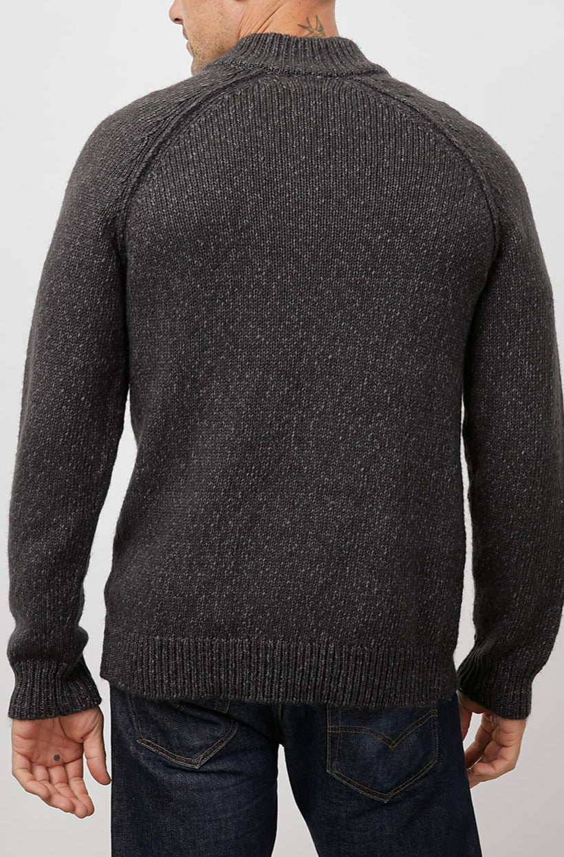 Buckley Smoke Quarter Button Long Sleeve - back