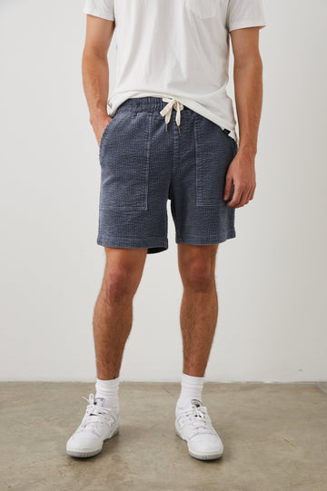 CALEB THUNDER BLUE SHORT - FRONT