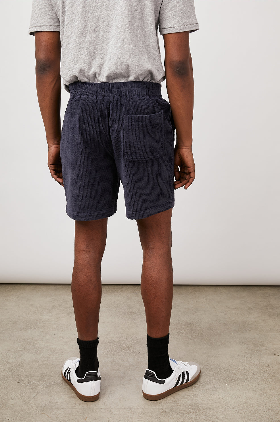 CALEB NAVY SHORT-BACK