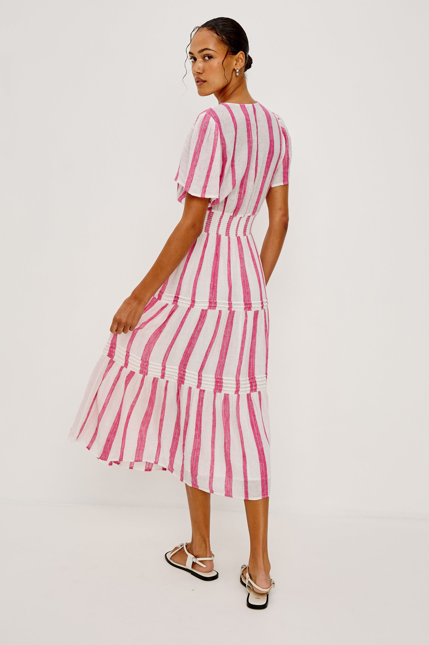 CANNES DRESS - DELFINE STRIPE