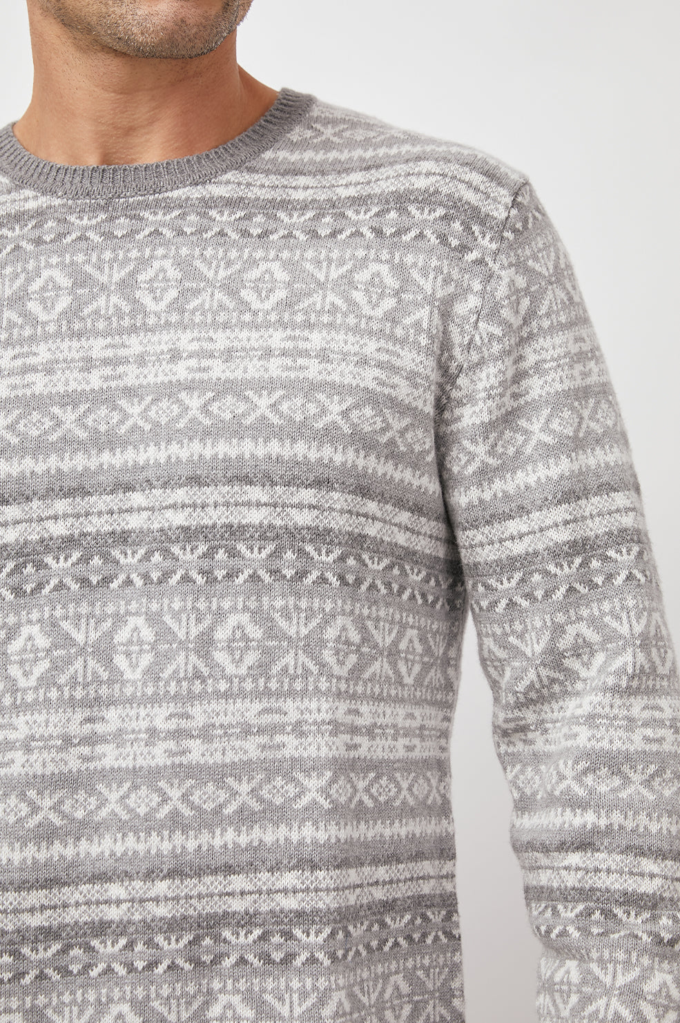 Carlisle Silver Icicle Long Sleeve - close up