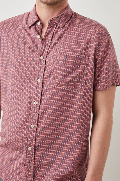 CARSON SHIRT FRESCO NAVY BLAZE - DETAIL