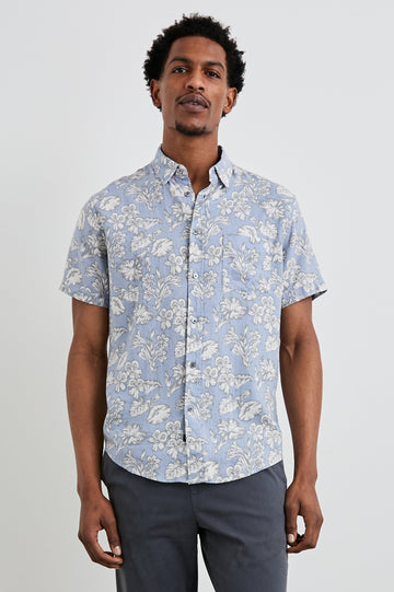 CARSON SHIRT - RUSTIC FLOWER - FRONT BODY
