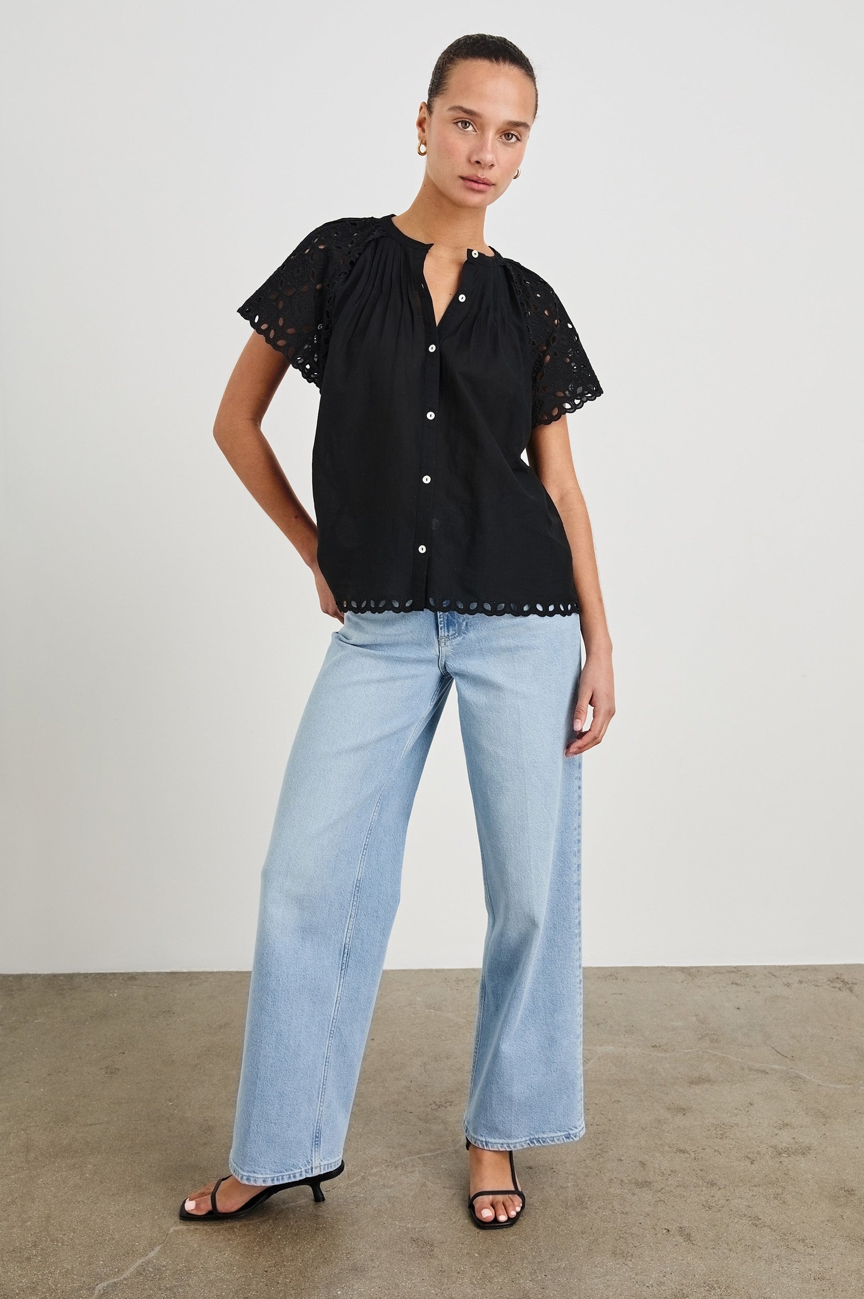 CERISE SHIRT - BLACK